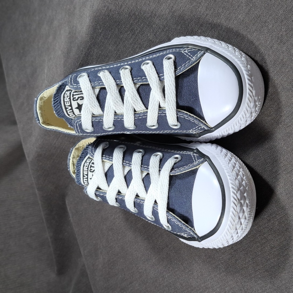 Converse Chuck Taylor All Star Ox Classic Navy Blue Low Sneakers VG US 11.5